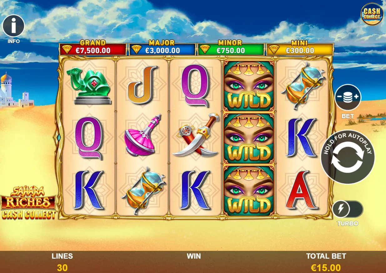 Sahara Riches Cash Collect Slot