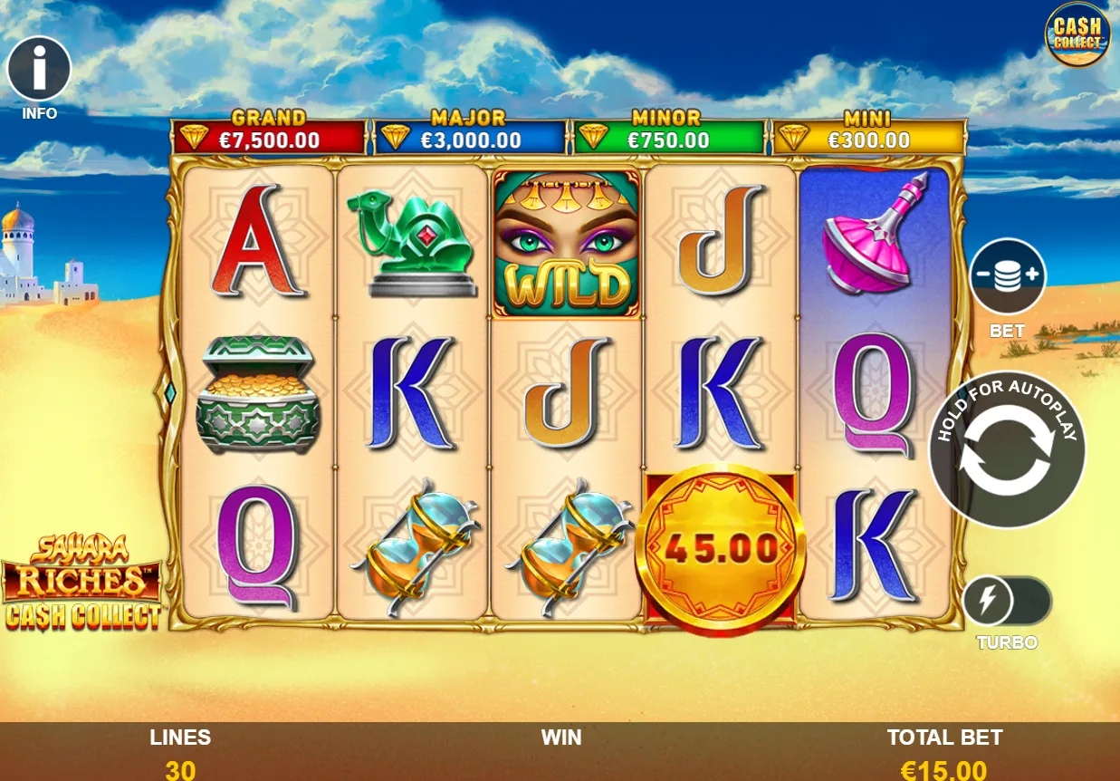 Sahara Riches Cash Collect demo